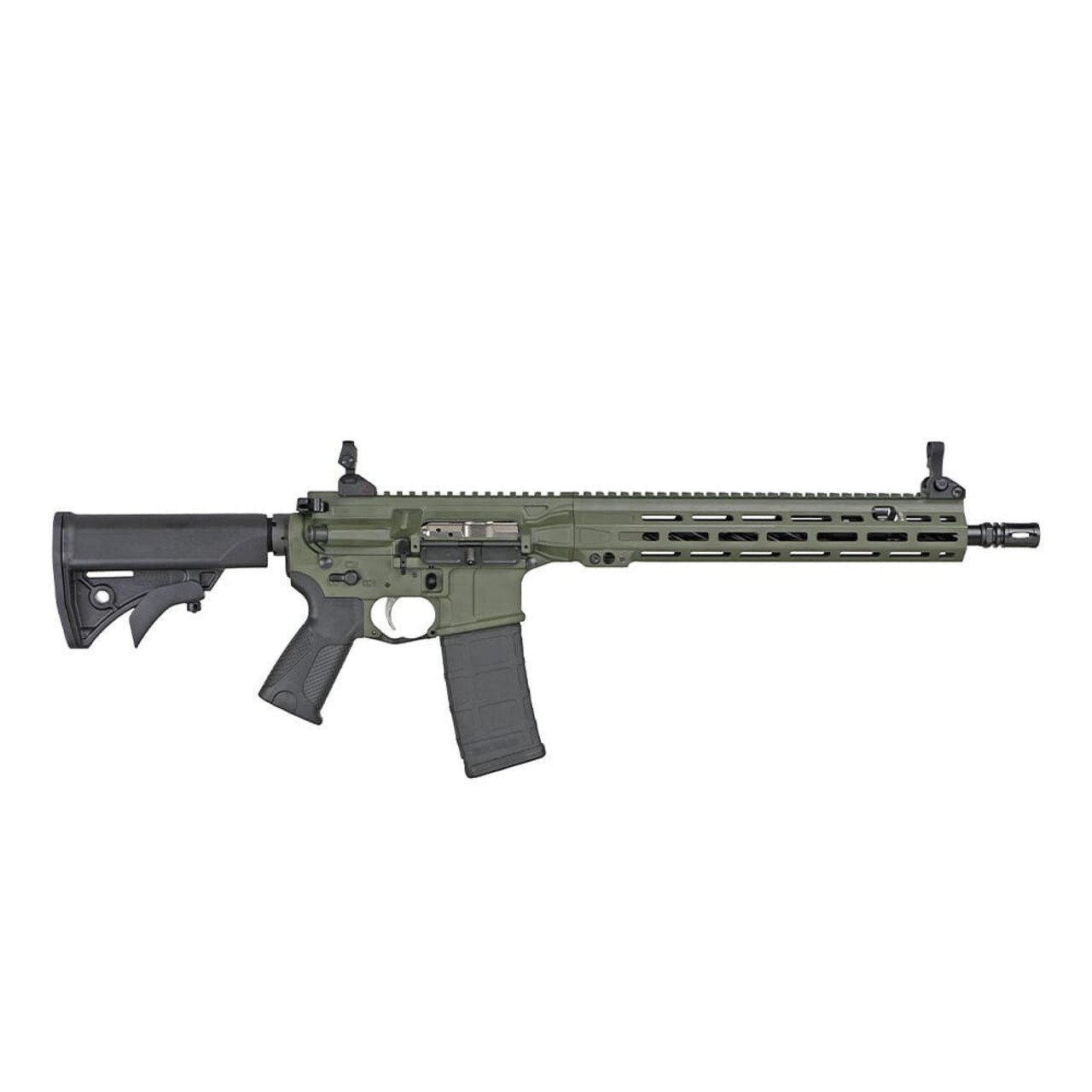 LWRC ICMKII 5.56mm 14" 1/7" 1/2x28 OD Green CA Compliant Individual Carbine ICMKIIR5ODG14PCAC