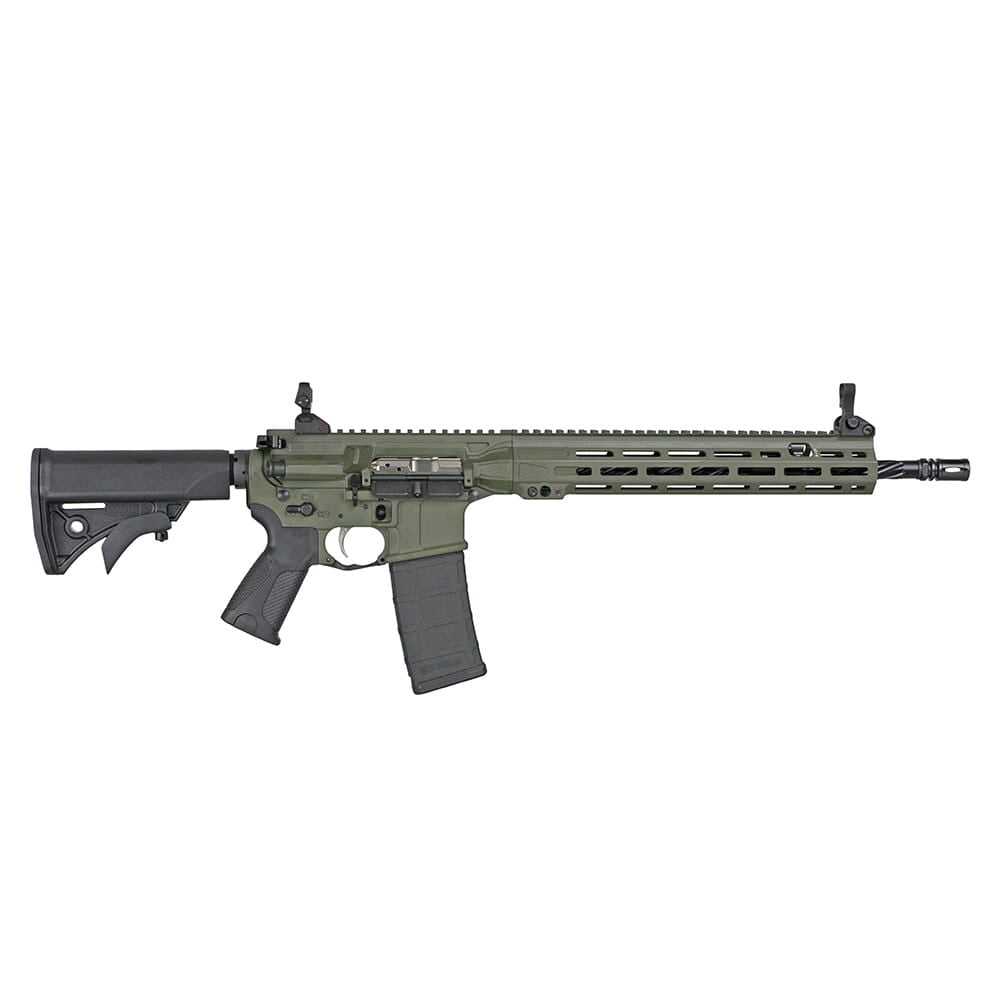 LWRC ICMKII 5.56mm 16" 1/7" 1/2x28 OD Green CA Compliant Individual Carbine ICMKIIR5ODG16CAC