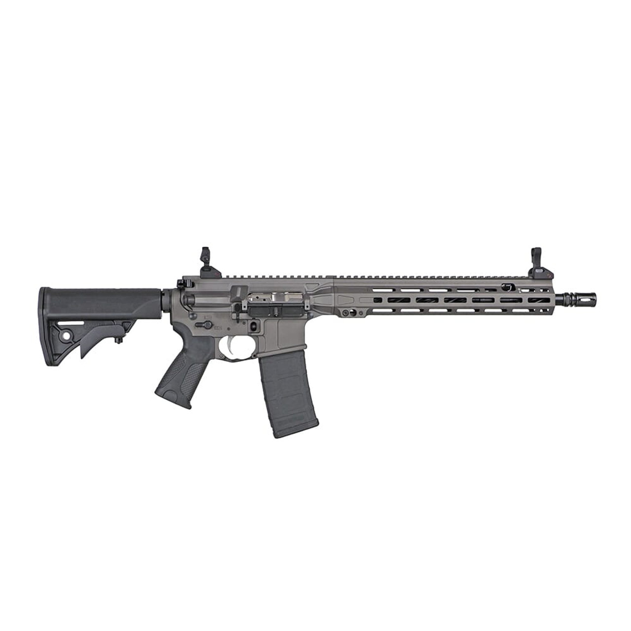 LWRC ICMKII 5.56mm 14" 1/7" 1/2x28 Tungsten Grey Individual Carbine ICMKIIR5PTG14P