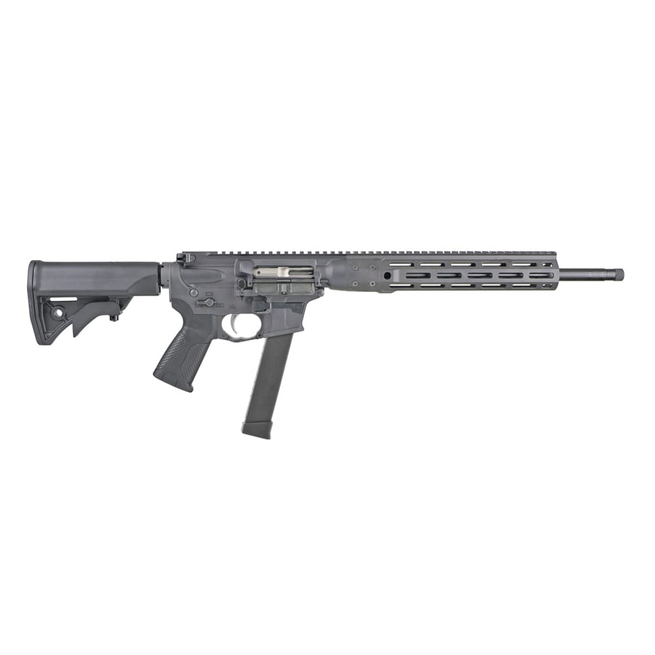 LWRC IC-9 9mm 16" 1/10 1/2x28 Tungsten Grey CA Compliant Carbine ICR9TG16CAC