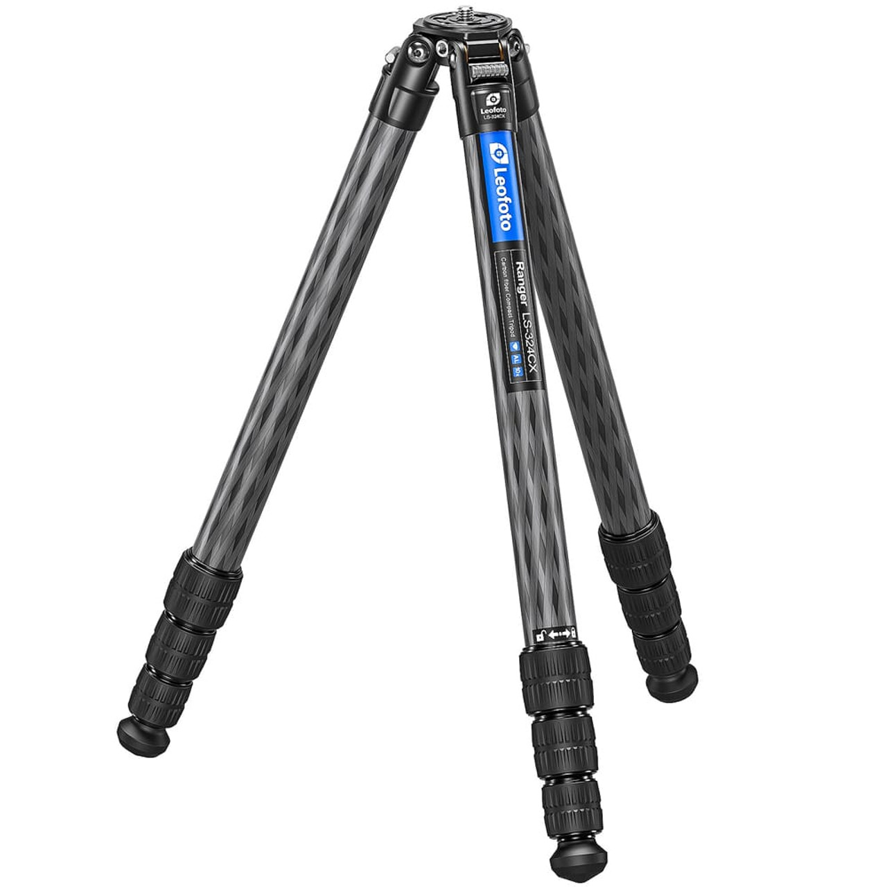 Leofoto LS-X Ranger LS-324CX Professional Light Weight Carbon Fiber Tripod w/10x Carbon Fiber Tubes & DC-282C Carbon Fiber Add-On Column LS-324CX