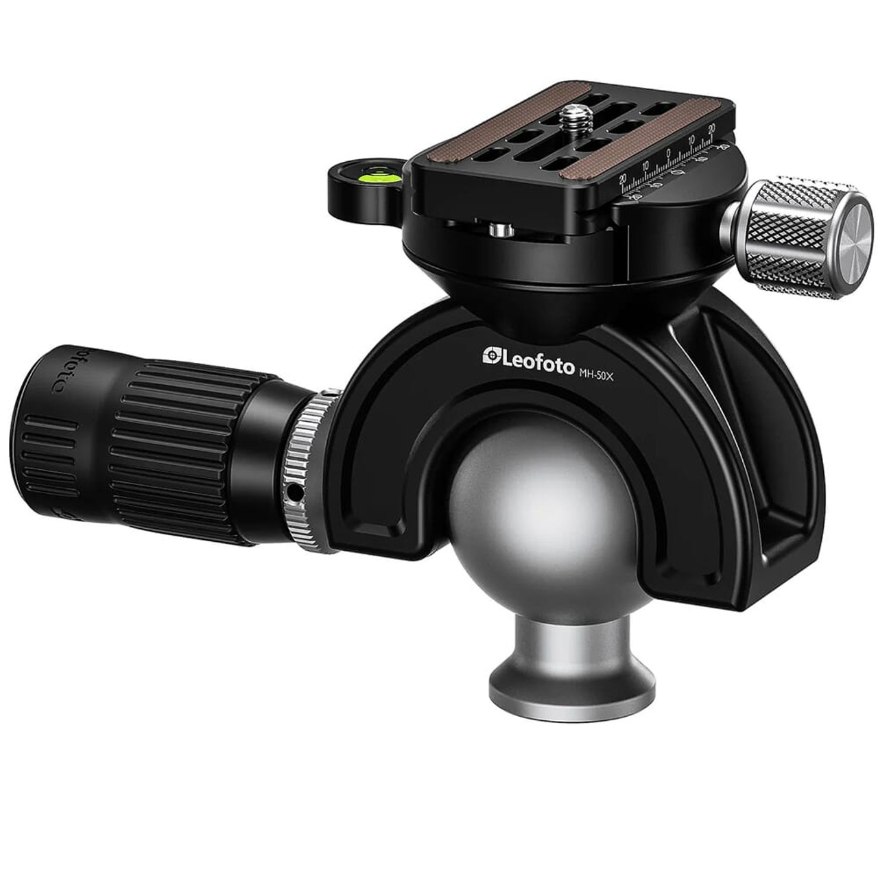 Leofoto MH-50X-Arca 50mm Full Dynamic Ball Head w/Rosette, 3/8" Mounting Socket & Handlebar Control MH-50X-ARCA