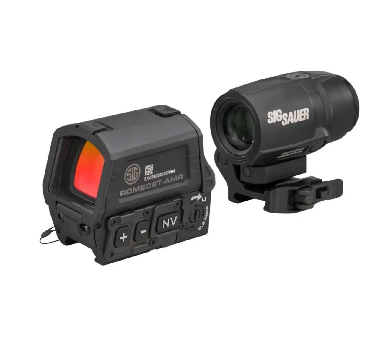 Sig Sauer ROMEO8T-AMR Red Dot Sight & JULIET3T Magnifier Combo SORJ8T101