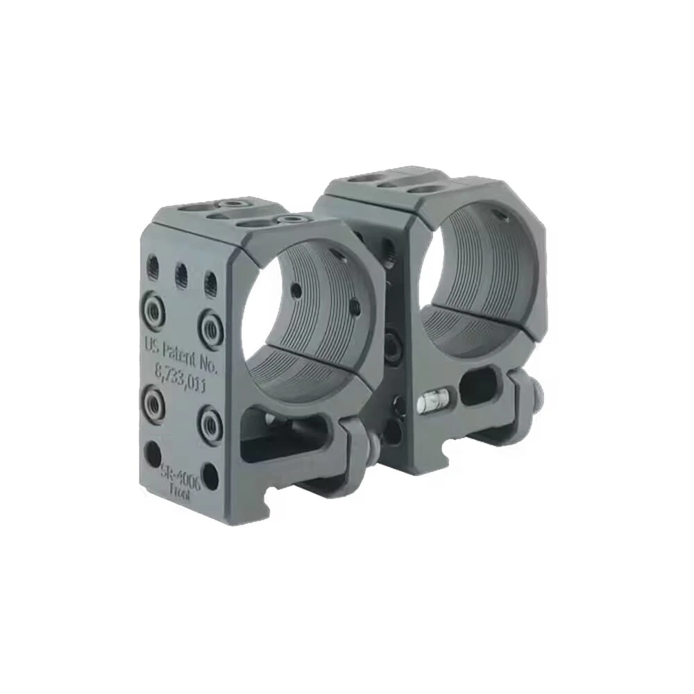 Spuhr Separate 34mm 0MIL/0MOA 1.35" Scope Rings w/ Leveling Kit SR-4006