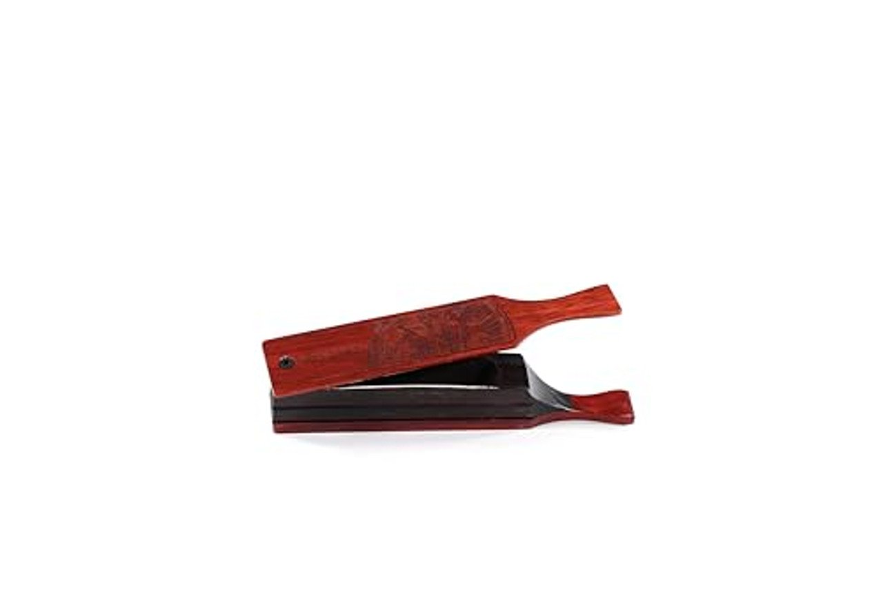 FOXPRO Thermally Modified Poplar Box Call w/Blood Orange Lid TMPBO