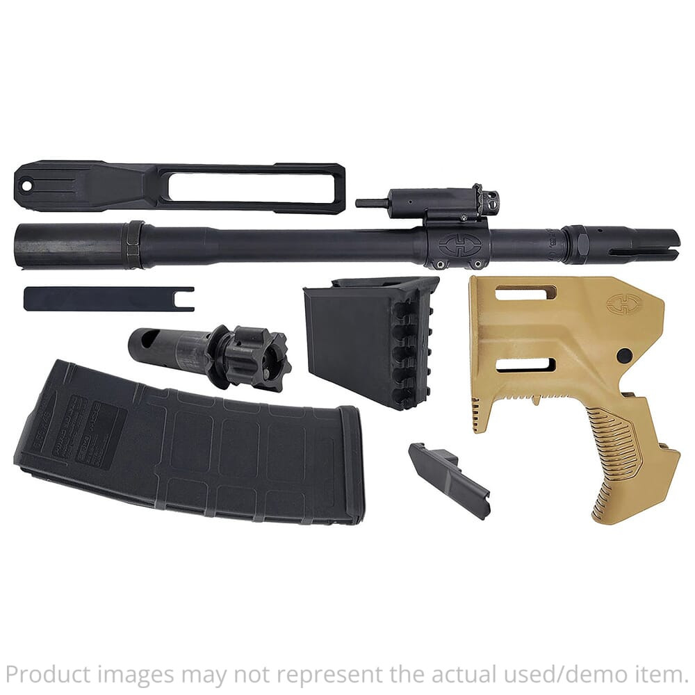 Desert Tech USED WLVRN 5.56 NATO/.223 Rem Micron 11.5" 30rd Side-Ejection FDE Conversion Kit WLV-CK-B1130-F - Damaged Box UA5835