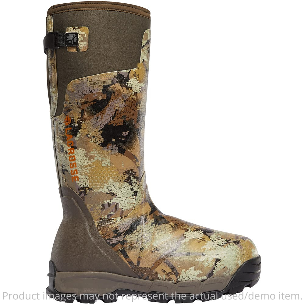 Lacrosse USED Alphaburly Pro 18" 1600g Optifade Marsh Waterproof Boot Size 6 376037-06 - Box Damaged - Like New UA6036