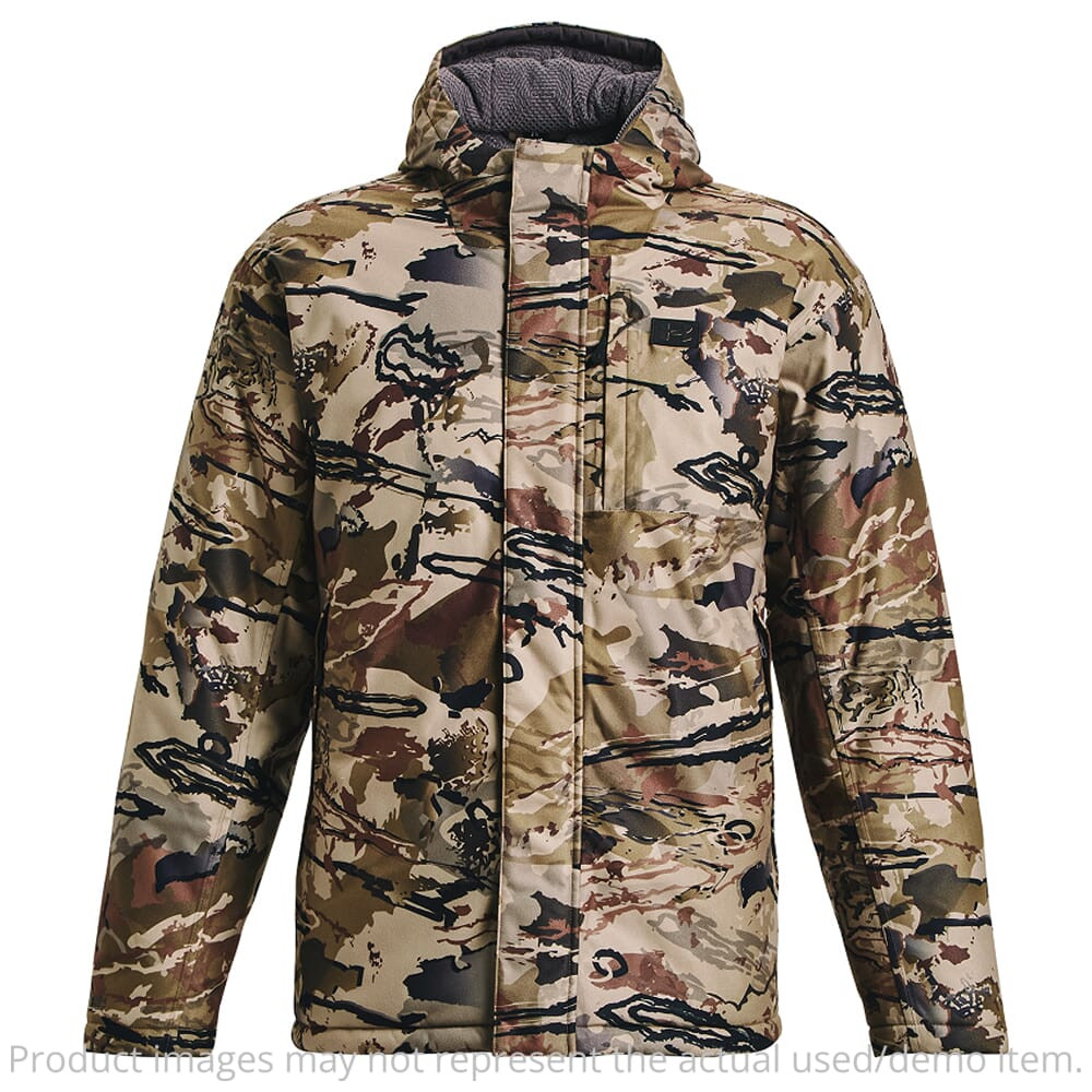 Under Armour USED Deep Freeze ColdGear Infrared Jacket UA Barren Camo/Charcoal/Black XL 1372598-989006 - Like New UA6306