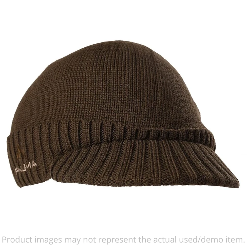 Pnuma USED Outdoors Merino Wool VISOR Beanie Pine Creek OSFM P605D - Like New - No Tags UA6424