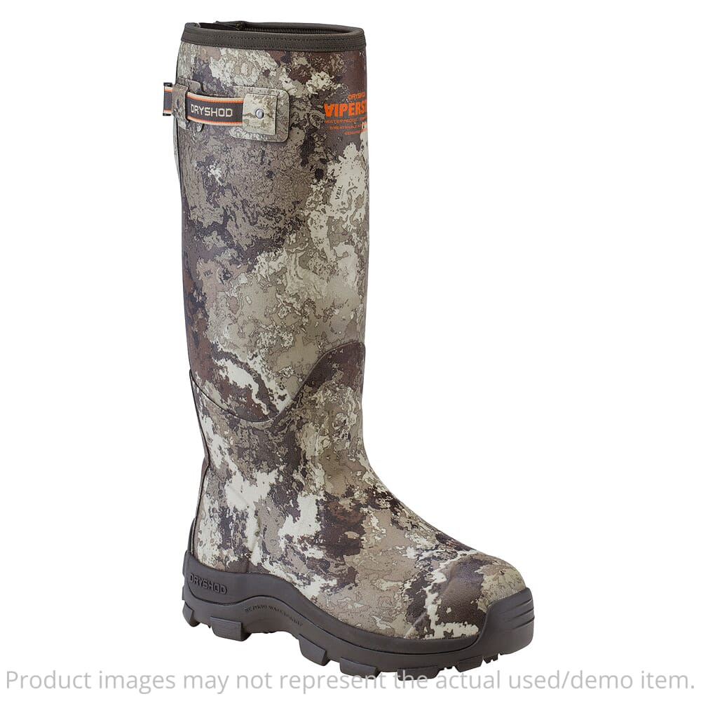 Dryshod USED Viperstop Veil Alpine Size 10 Boots VPS-MH-CM-M10 - Like New - Damaged Box UA6583