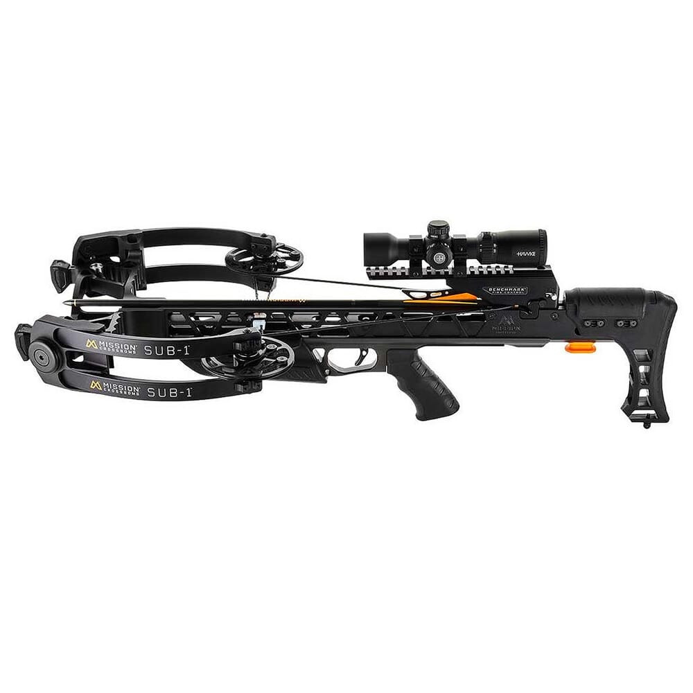 Mission USED Sub-1 XR Black Crossbow w/Pro Kit XK034 - Excellent Condition UA6903