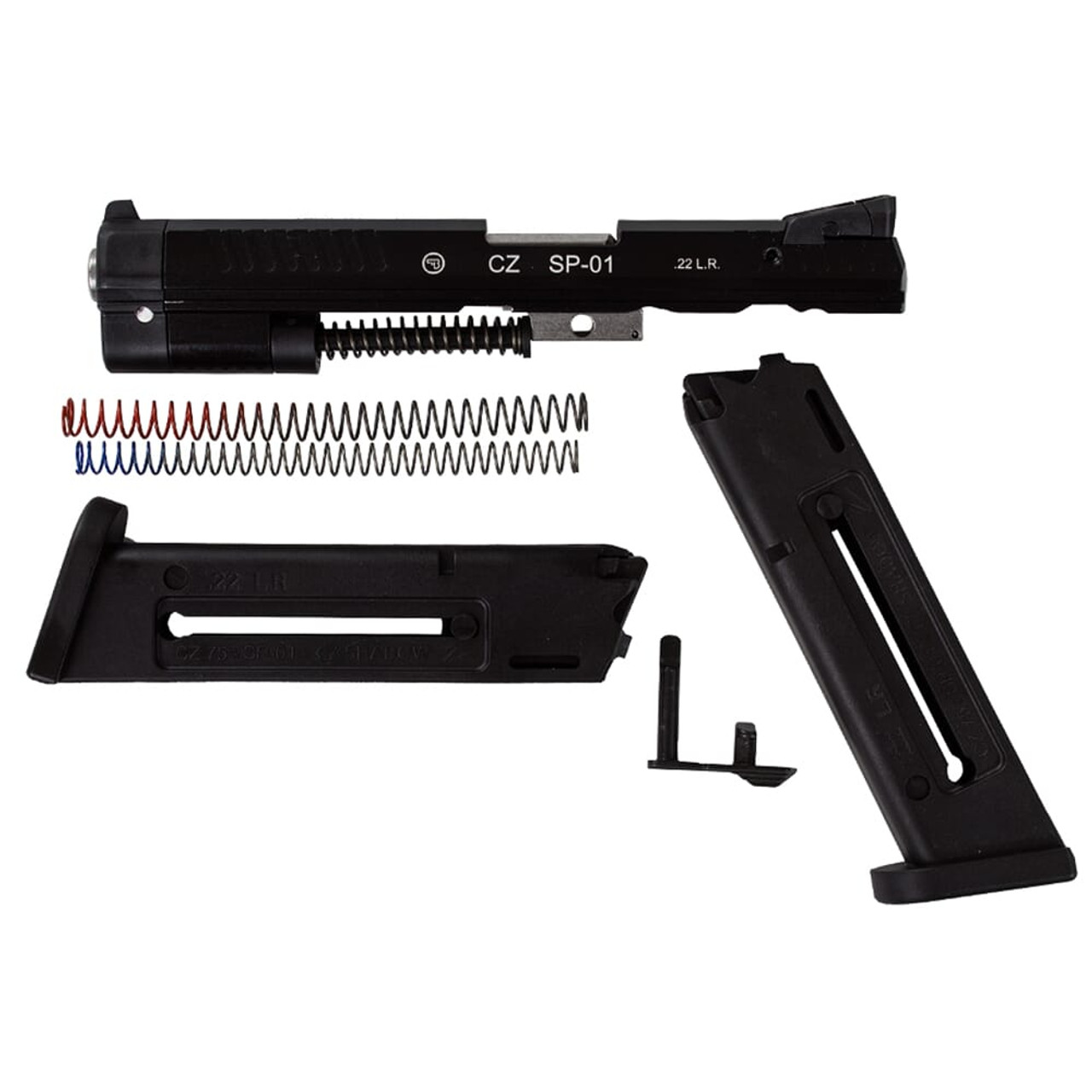 CZ-USA 75 SP-01 Kadet Adapter.22 LR 10rd Fixed Front/Hajo Rear Conversion Kit 01612