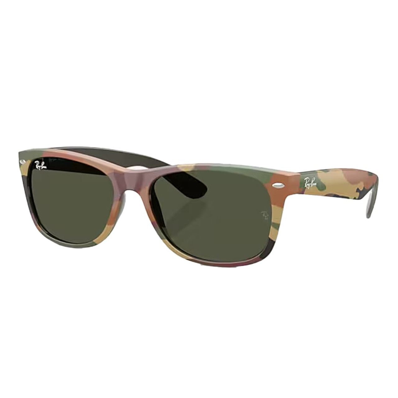 Ray-Ban New Wayfarer Green with Green Camu Green 0RB2132-68233155