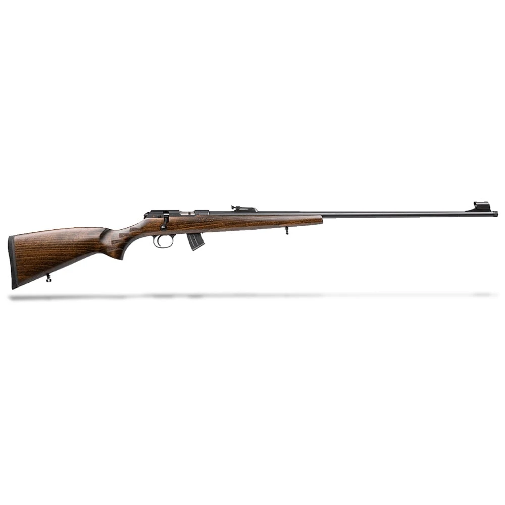 CZ-USA 457 Jaguar .22 LR 28" 1/2x28 Nitride, Beech, European-Style, Cheekpiece, 11mm Dovetail 10rd Rimfire Rifle 02372