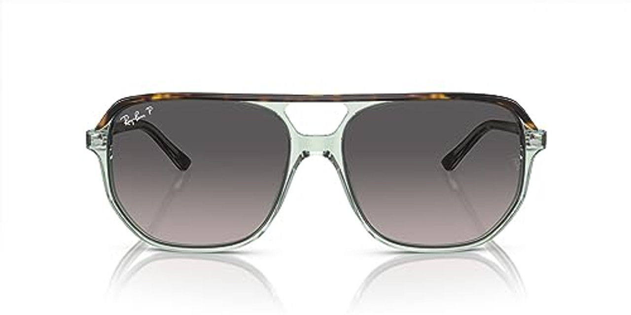 Ray-Ban Bill One Havana on Transparent Green Grey Gradient Polar 0RB2205-1376M357