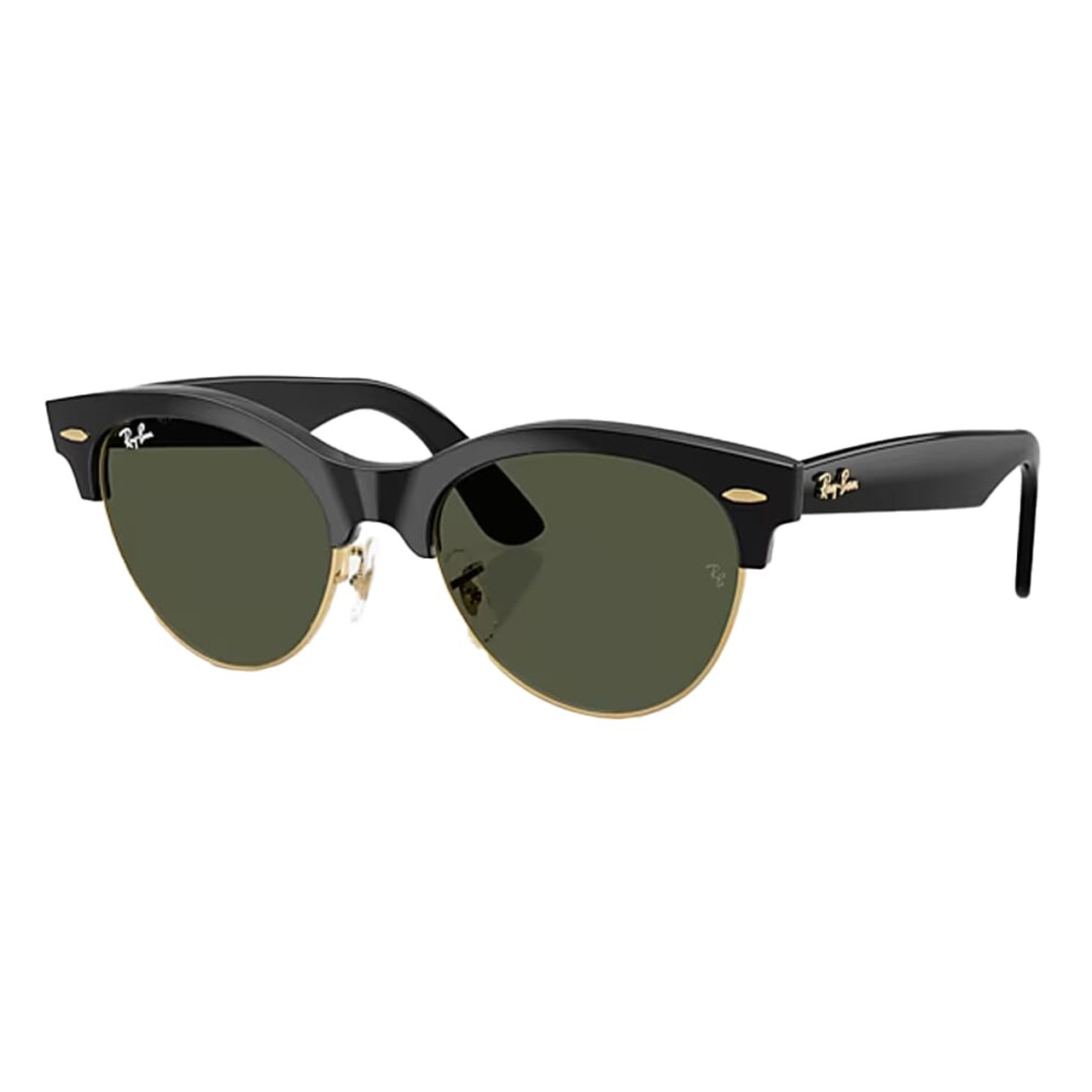 Ray-Ban Clubmaster Way Black on Gold Green 0RB2341-9013151