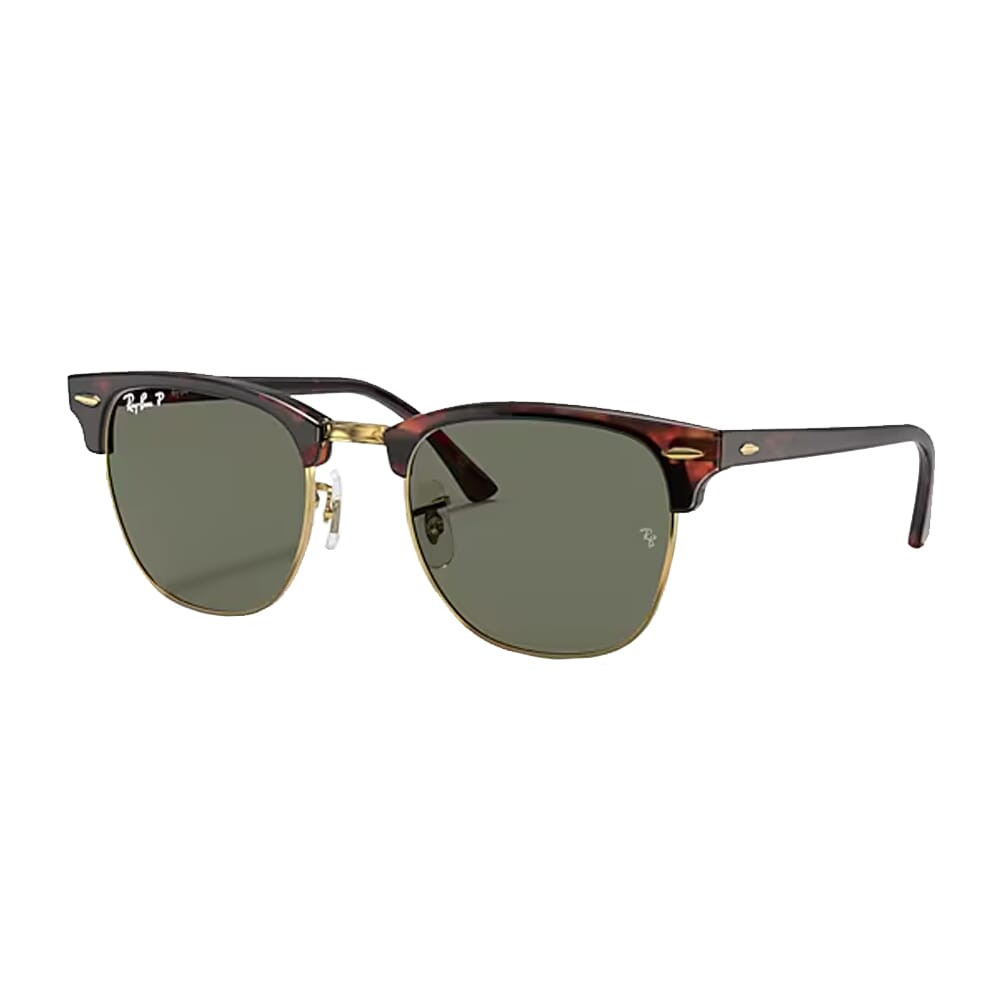 Ray-Ban Clubmaster Black G-15 Green Polar 0RB3016-9015855 For Sale