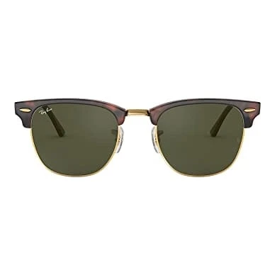 Ray-Ban Clubmaster Mock Tortoise on Arista G-15 Green 0RB3016-W036655