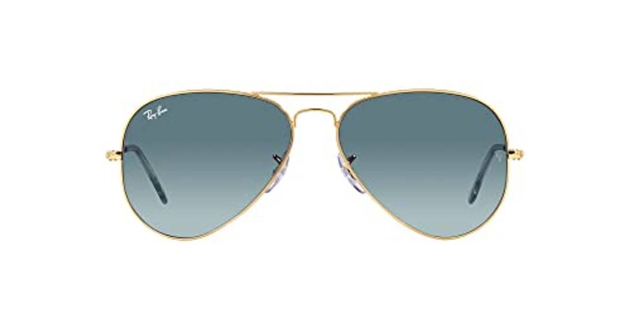 Ray-Ban Aviator Large Metal Gold Blue Gradient Grey 0RB3025-0013M58