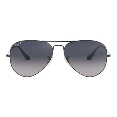 Ray-Ban Aviator Large Metal Gunmetal Blue Gradient Grey Polar 0RB3025-0047862