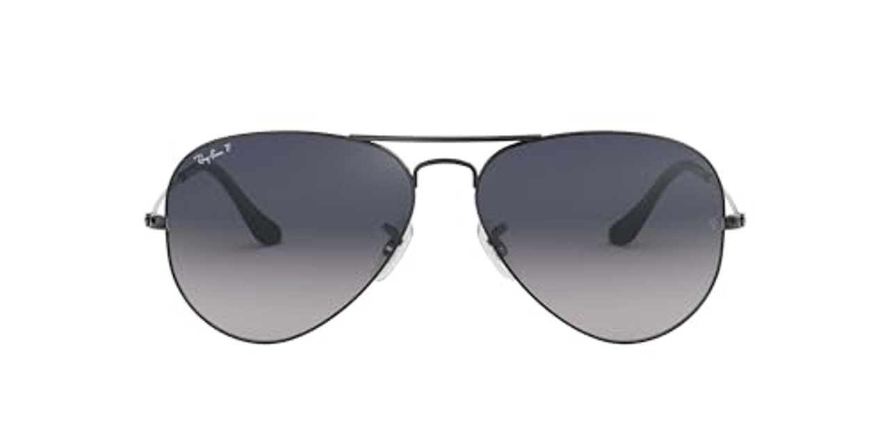 Ray-Ban Aviator Large Metal Gunmetal Blue Gradient Grey Polar 0RB3025-0047862