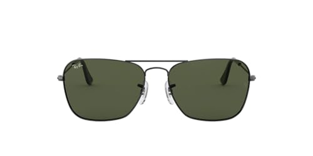 Ray-Ban Caravan Gunmetal G-15 Green 0RB3136-00458