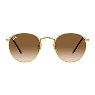 Ray-Ban Round Metal Gold Clear Gradient Brown 0RB3447-0015147