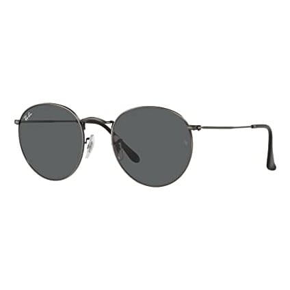 Ray-Ban Round Metal Antique Gunmetal Dark Grey 0RB3447-9229B150