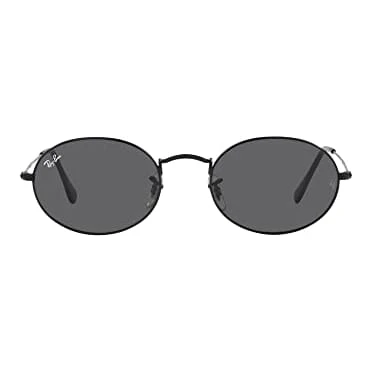 Ray-Ban Oval Black Dark Grey 0RB3547-002B151