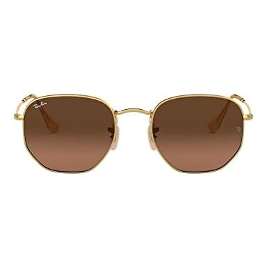 Ray-Ban Hexagonal Arista Brown Gradient Grey 0RB3548N-91244351