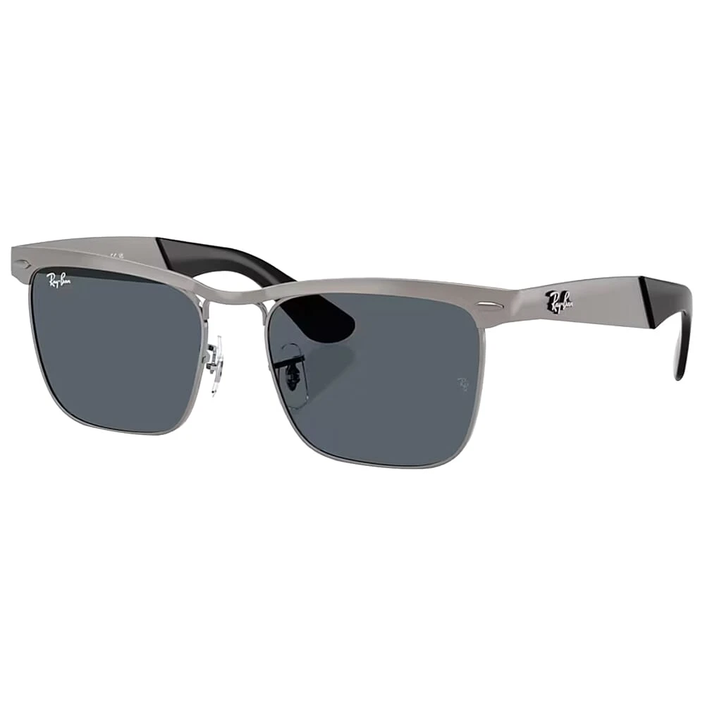 Ray-Ban Wayfarer Deluxe Sandblasted Gunmetal on Gunmetal Blue 0RB3875-029R553