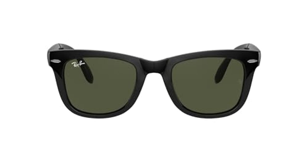 Ray-Ban Folding Wayfarer Black G-15 Green 0RB4105-60154