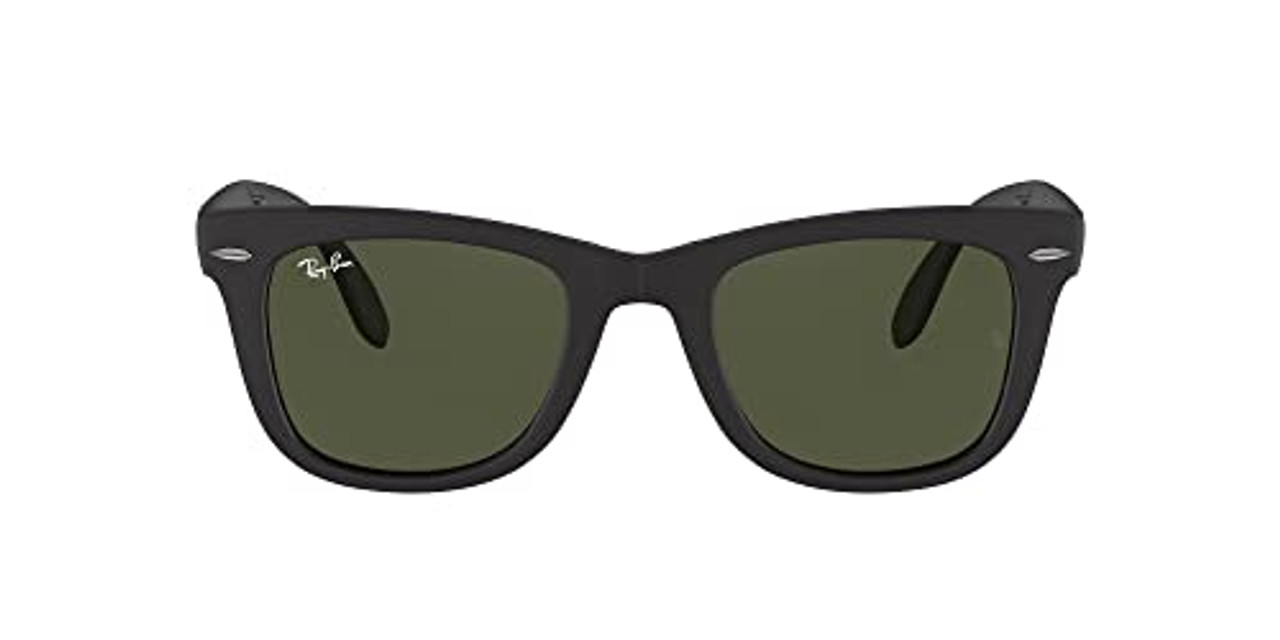 Ray-Ban Folding Wayfarer Matte Black G-15 Green 0RB4105-601S54