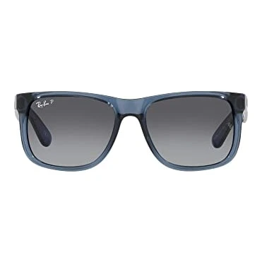 Ray-Ban Justin Transparent Blue Grey Gradient Polar 0RB4165-6596T355
