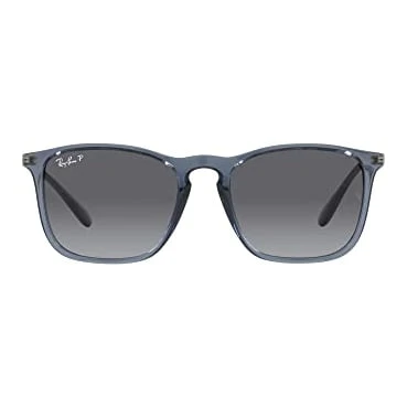 Ray-Ban Chris Transparent Blue Grey Gradient Polar 0RB4187-6592T354