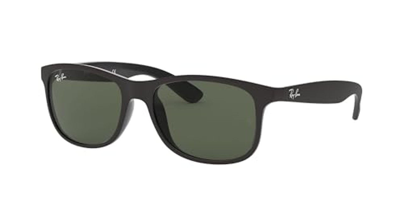 Ray-Ban Andy Matte Black on Black Dark Green 0RB4202-60697155