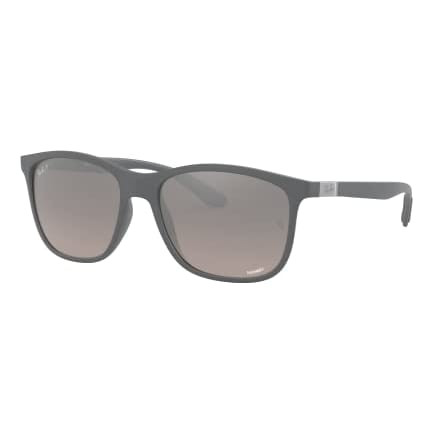 Ray-Ban Chromance Sand Grey Grey Mirror Silver Polar 0RB4330CH-60175J56