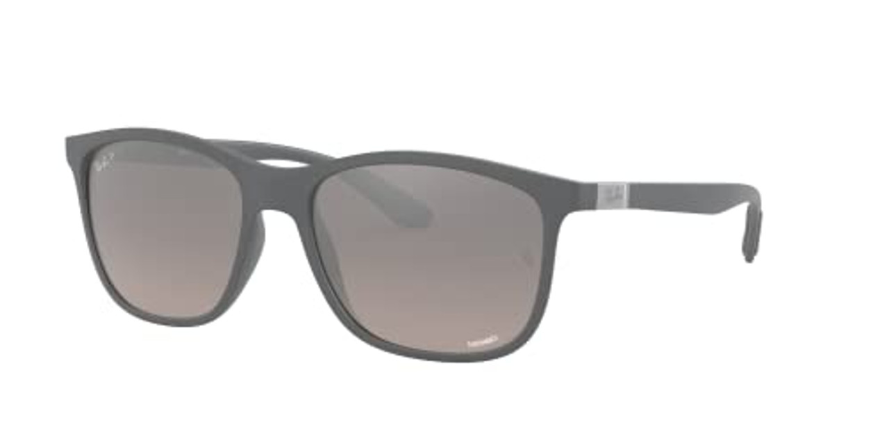 Ray-Ban Chromance Sand Grey Grey Mirror Silver Polar 0RB4330CH-60175J56