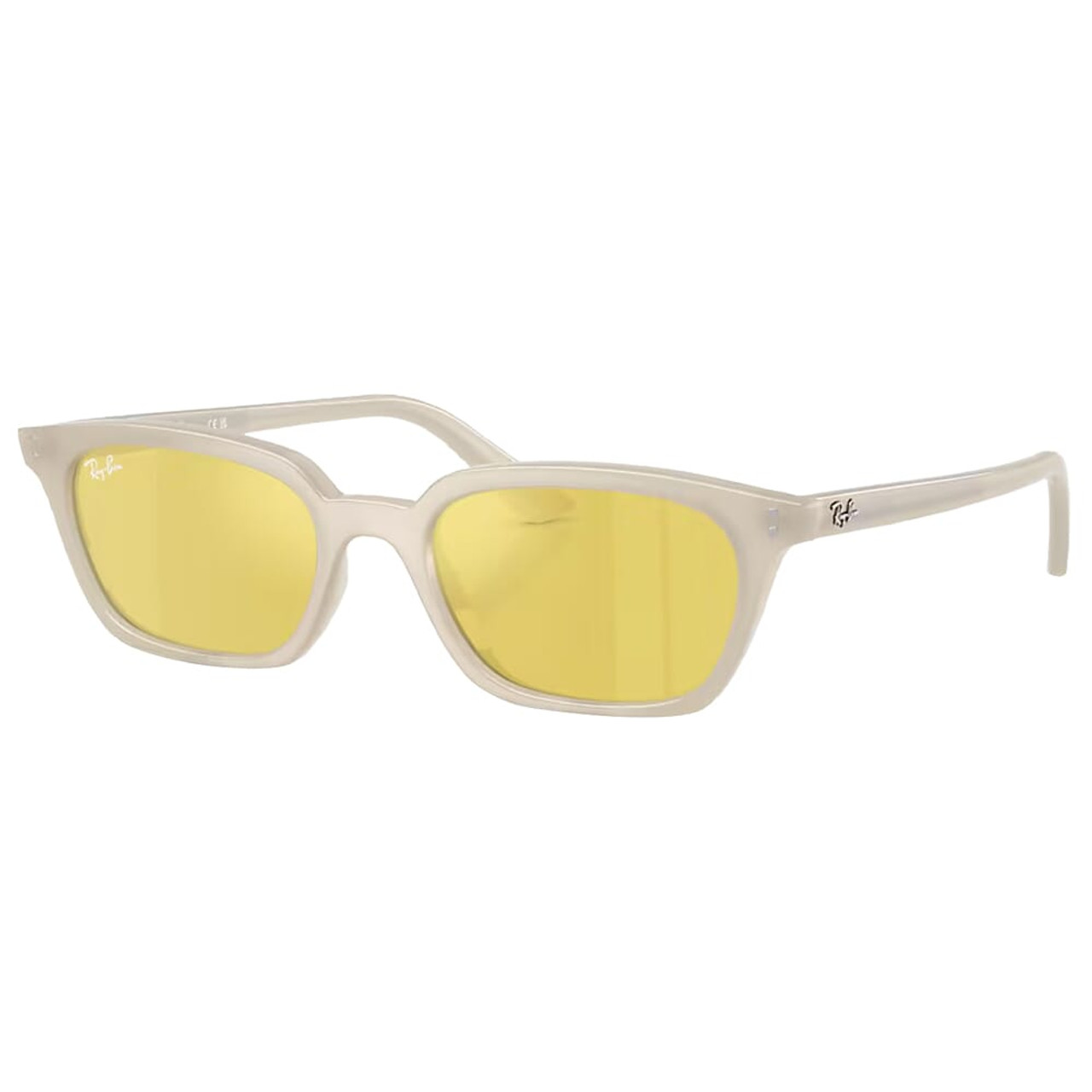 Ray-Ban  Cloudy Warm White Yellow Mirror Flash Gold 0RB4456-68086D53