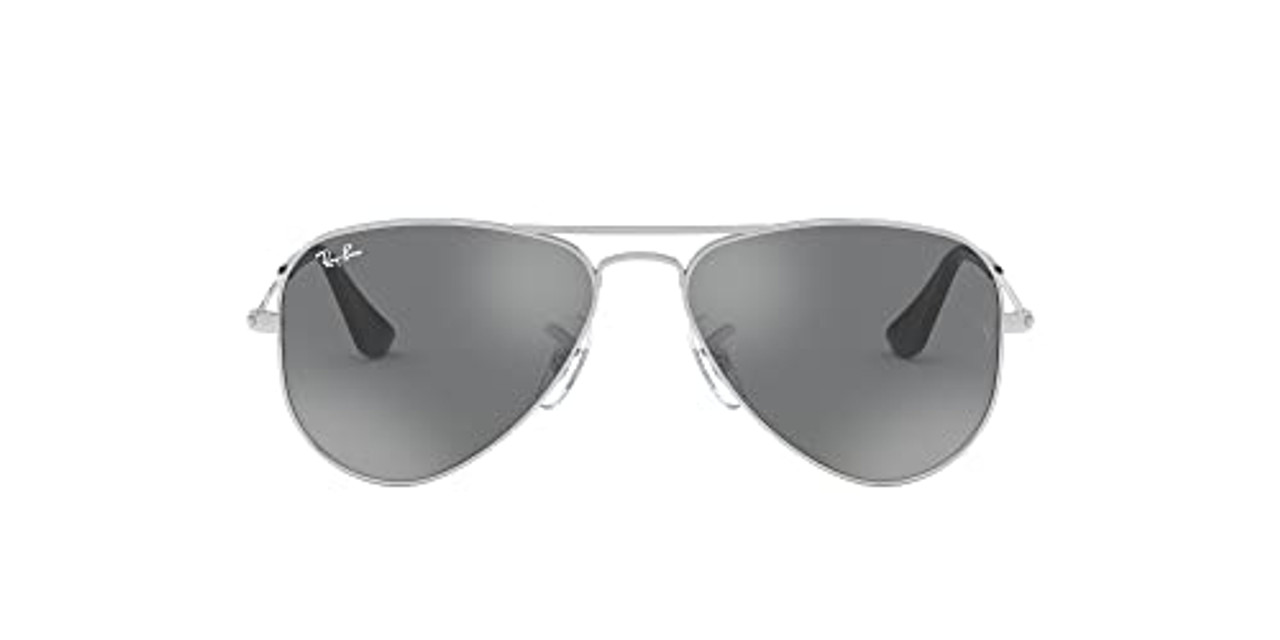 Ray-Ban Junior Aviator Silver Grey Mirror Silver 0RJ9506S-2126G52