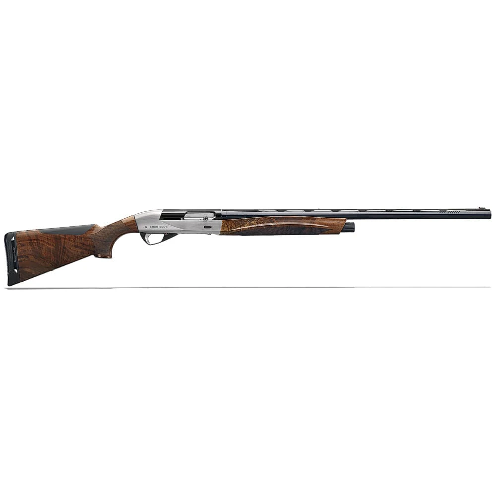Benelli Ethos Sport 12-ga 3" 28" AA-Grade Satin Walnut Brushed  Nickel Receiver 4+1 Semi-Auto Shotgun 10490