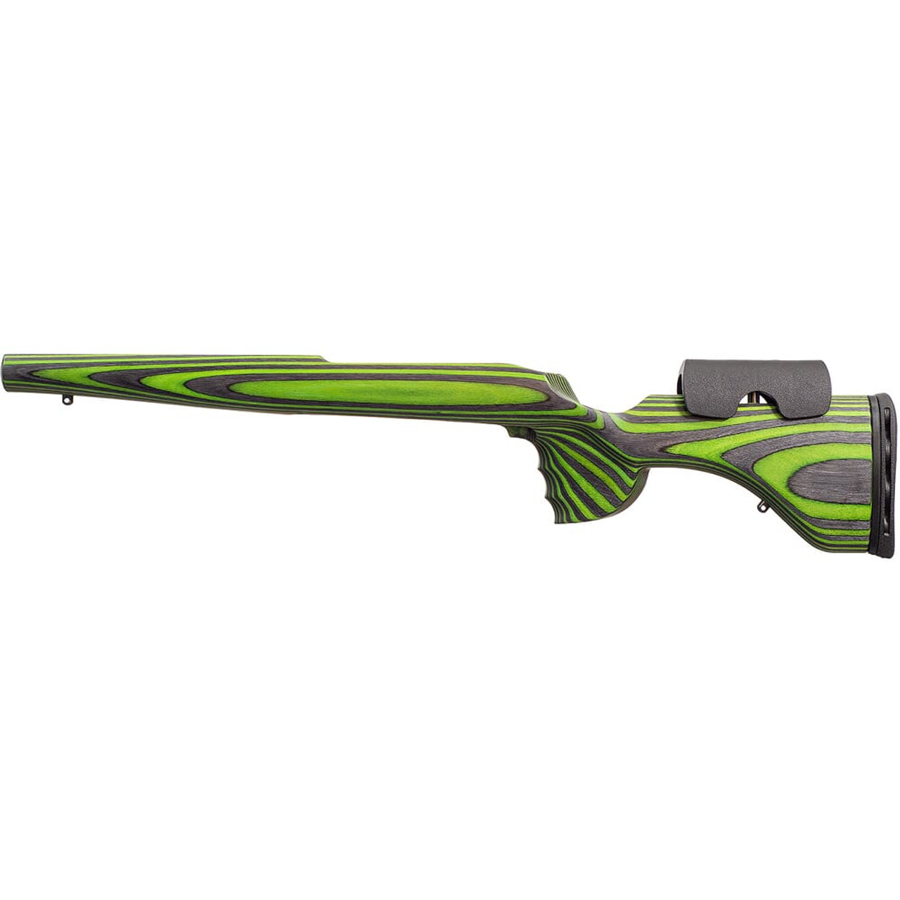 GRS Hunter Light Remington 700 BDL LA LH with RH Inlet Black/Green 105342
