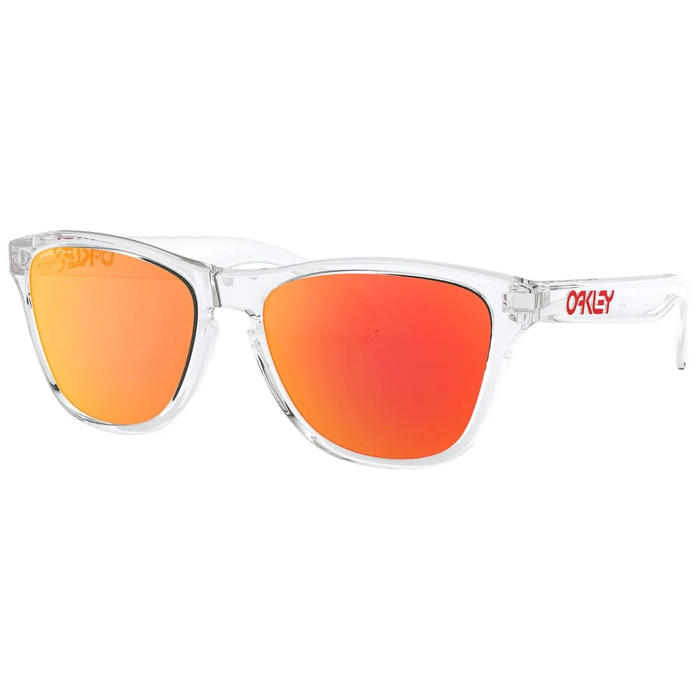 Oakley Frogskins XS Polished Clear w/PRIZM Sapphire Lenses OJ9006
