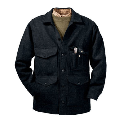 Filson 44 Charcoal Mackinaw Cruiser 10043