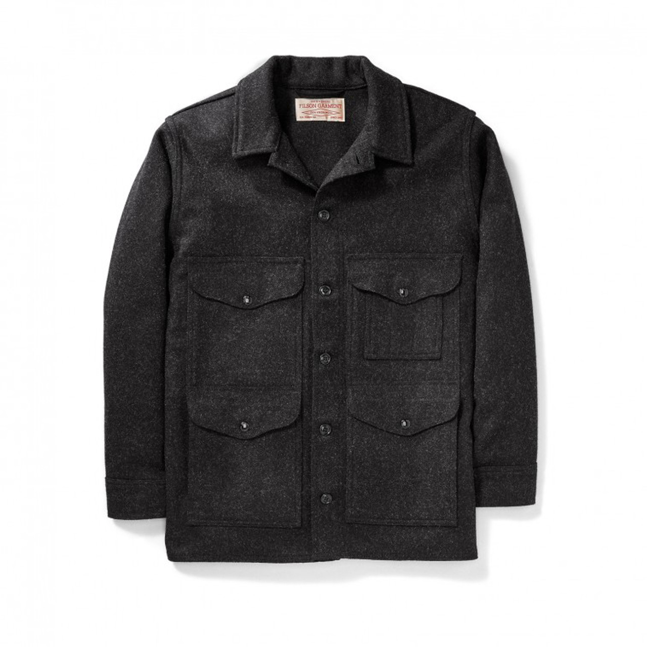 Filson Mackinaw Crusier (Ak Fit) Charcoal S FCO-010179 FIL-10043-Charcoal-S