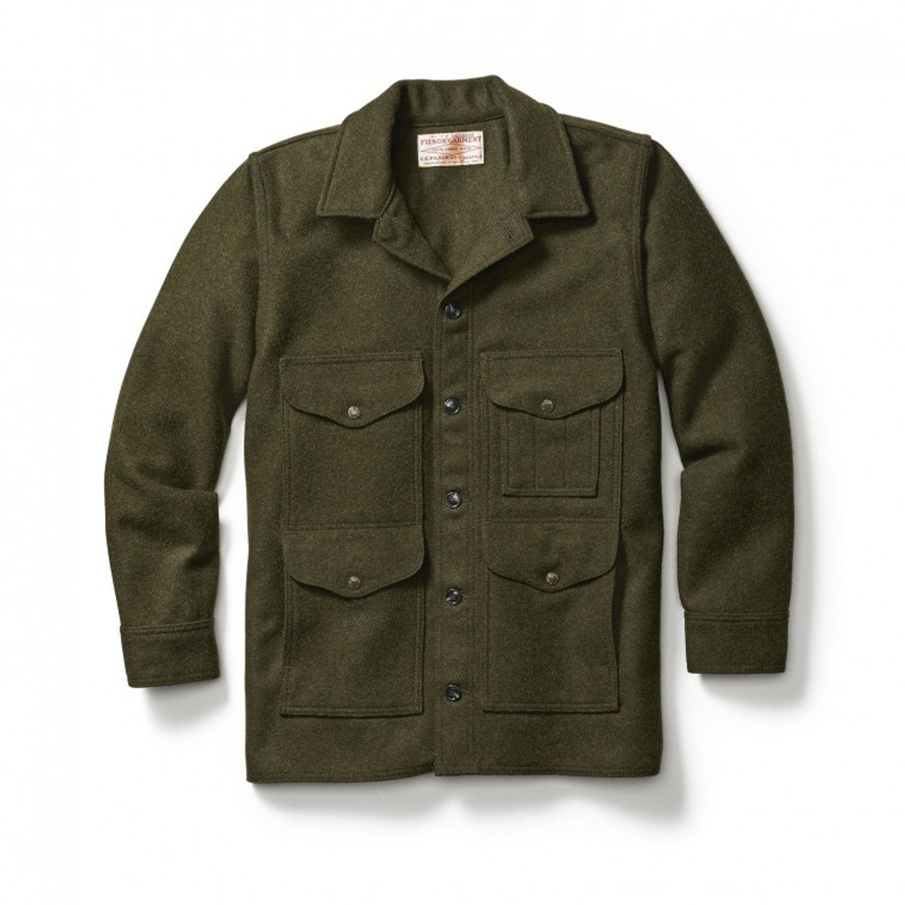 Filson Mackinaw Crusier (Ak Fit) ForestGrn M FCO-010185 FIL-10043-ForestGrn-M