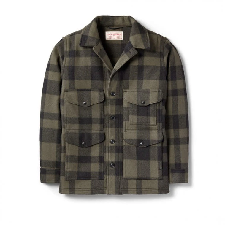 Filson Mackinaw Crusier (Ak Fit) OtGnBlack S FCO-018872 FIL-10043-OtGnBlack-S