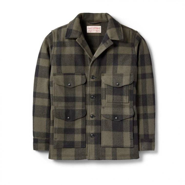 Filson Mackinaw Crusier (Ak Fit) OtGnBlack S FCO-018872 FIL-10043-OtGnBlack-S