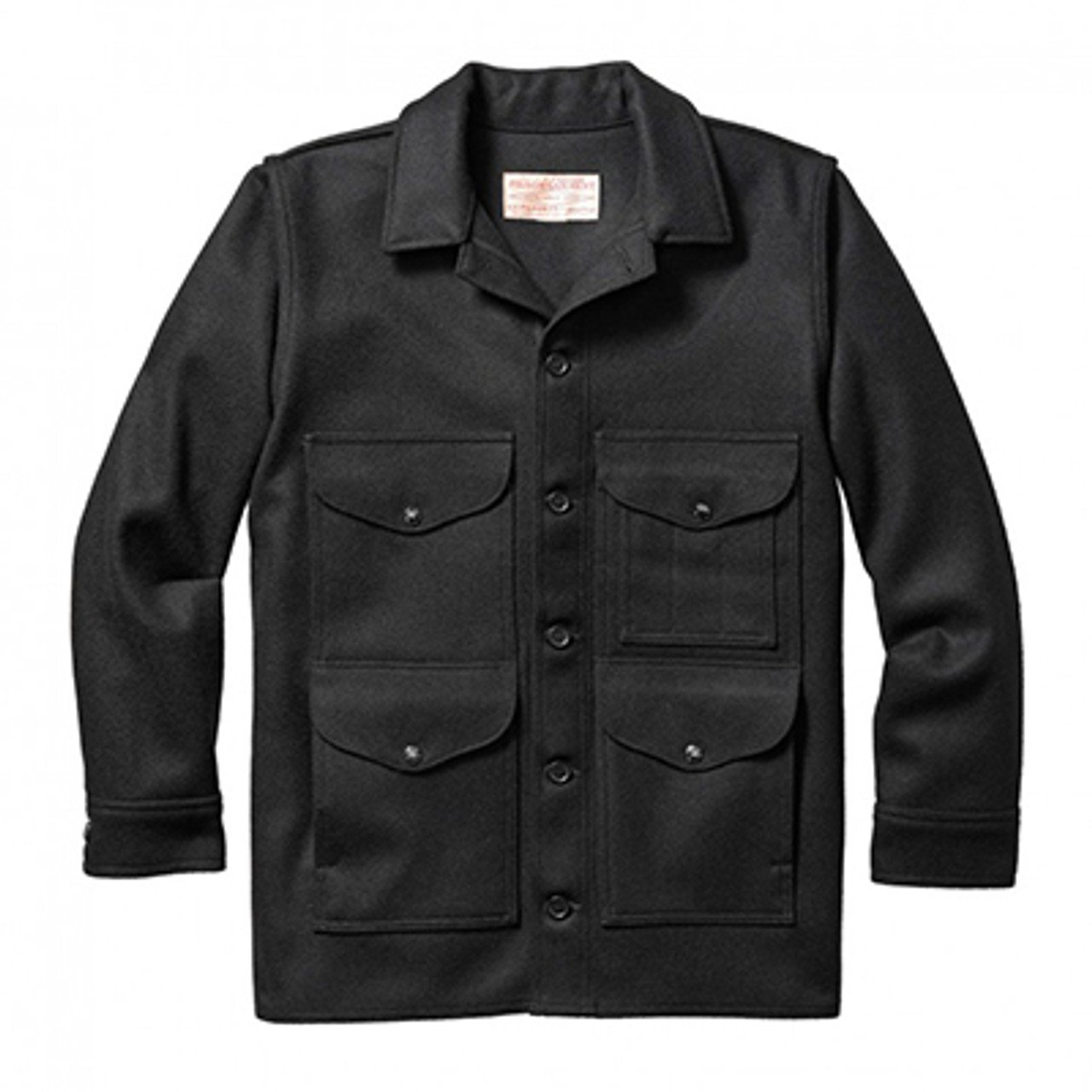 Filson Mackinaw Crusier  X- Long (Ak Fit) Black L-LONG FCO-010510 FIL-10044-Black-L-LONG