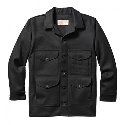 Filson Mackinaw Crusier  X- Long (Ak Fit) Black XL-LONG FCO-010518 FIL-10044-Black-XL-LONG